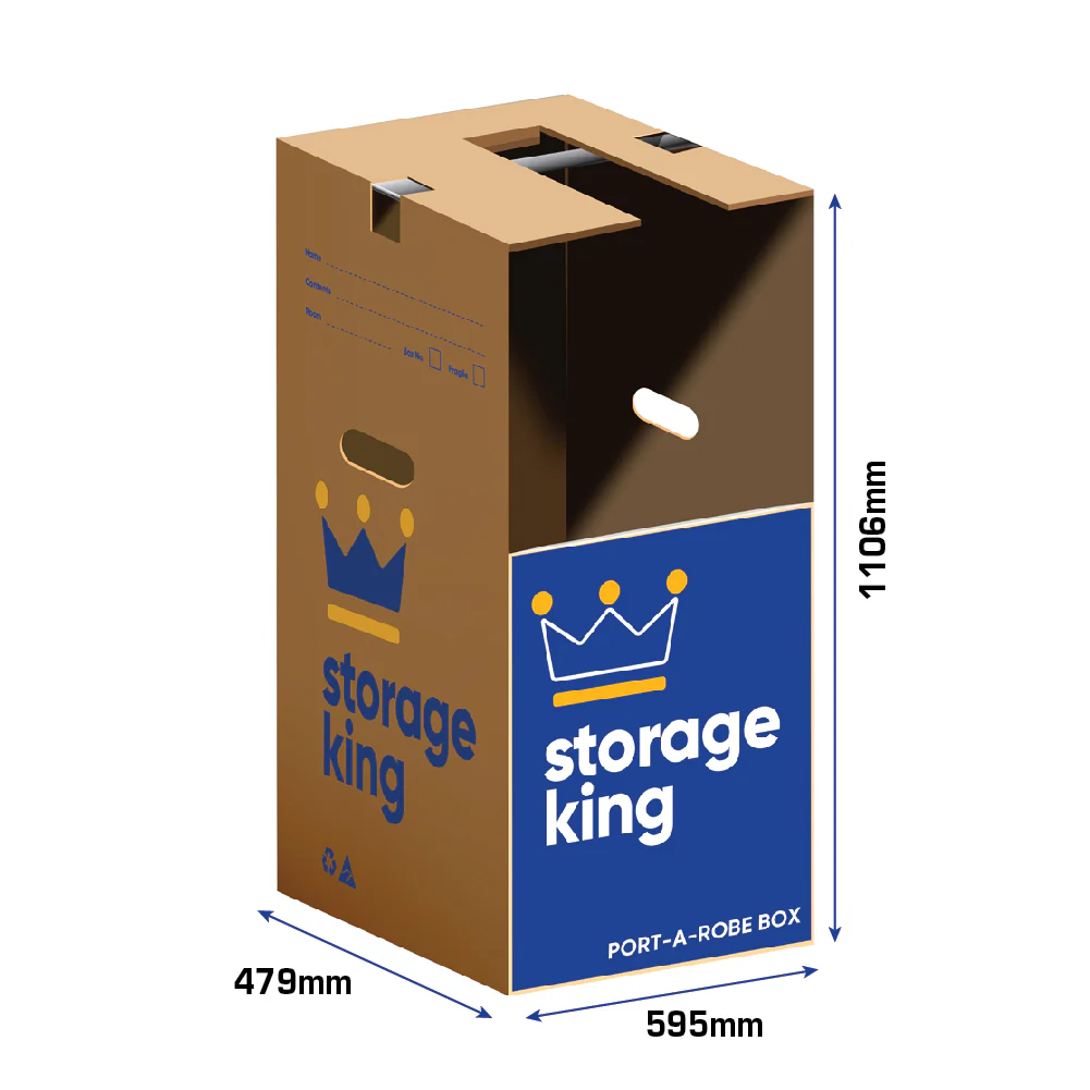 Wardrobe Box Includes Rail - Image 3